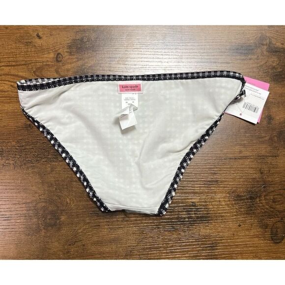 Kate Spade New York Women's Classic Check-Print Bikini Bottoms, Size XS. NWT! - Picture 6 of 10